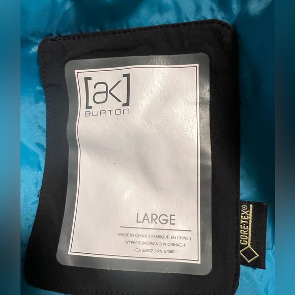 Burton Ak Gore-tex Blade Jacket, Women's Large, Deep Purple/ Ink - Picture 3 of 6